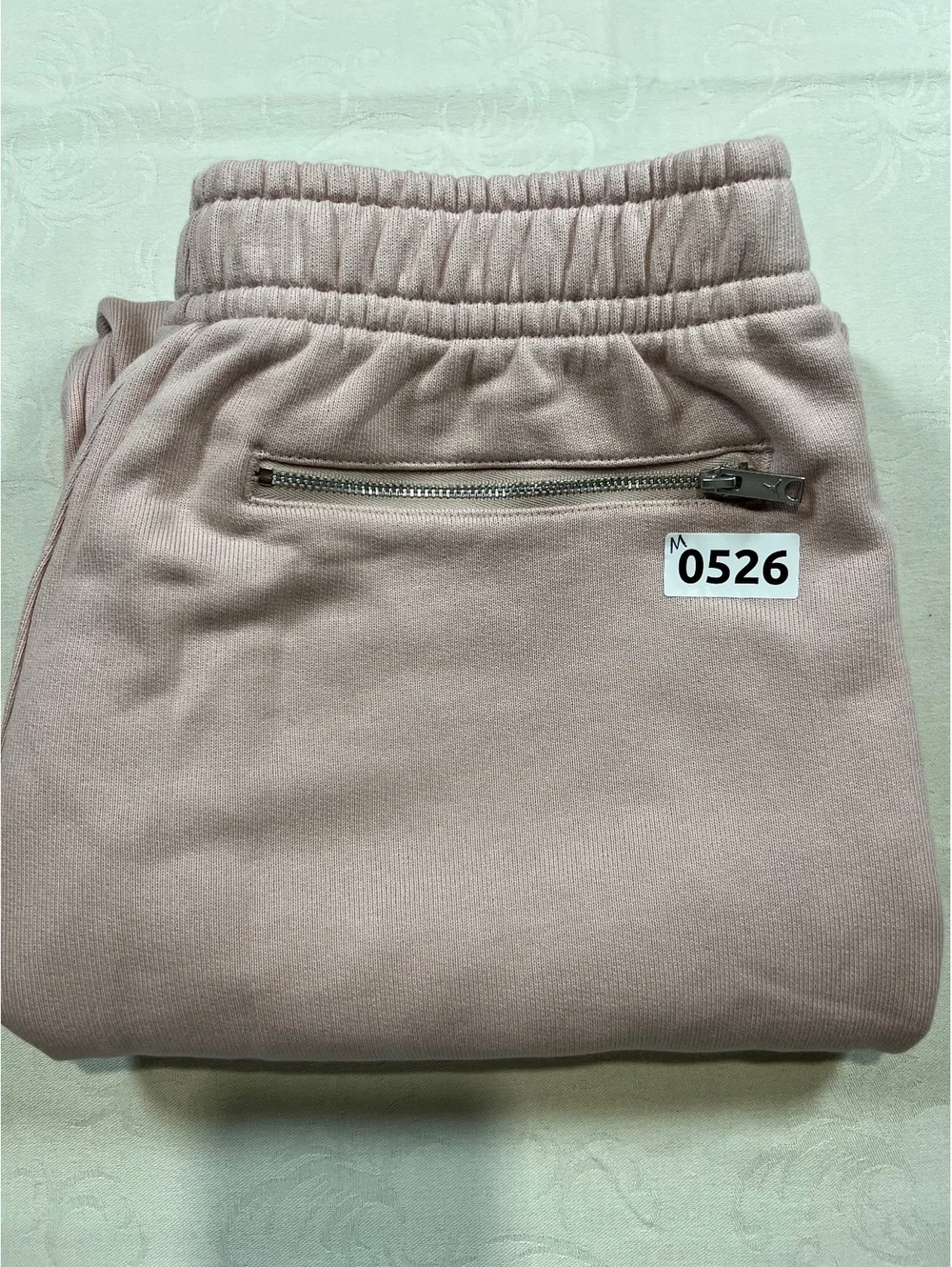 New $110 Air Jordan Woodmark Heavyweight Pink Jogger Standard Fit Size Medium